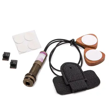 

Classical Folk Acoustic Guitar Ukulele Wooden Heart Shape Pickup Accessories Hotselling