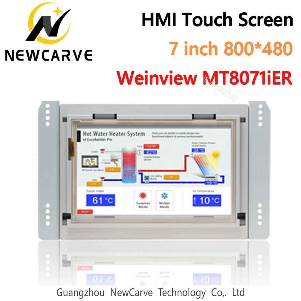 Встроенный интерфейс человека MT8071iER HMI сенсорный экран 7 дюймов 800*480 WEINVIEW/WEINTEK NEWCARVE