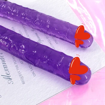Long Double Ended Dildo Realistic Penis Flexible Dick Sexy Goods Sex Toys for Adults 18 Women Lesbian Couples Vagina Anal Shop 6