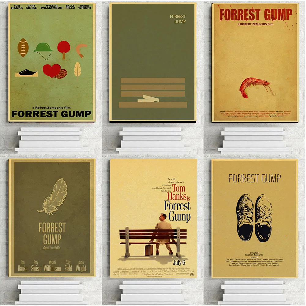 Домашний декор Винтаж классическое кино Форрест Gump постер Бар Кафе Ретро Крафт