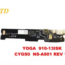 Для lenovo Yoga 910-13ISK Yoga 910-13 USB доска YOGA 910-13ISK CYGS0 NS-A901 REV 1,0 протестирована хорошая