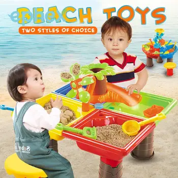 

Ephex Creative 1 Set Outdoor Children Beach Toys Lovely Play House Tools Sand Water Table Funny Plastic Multi-Function