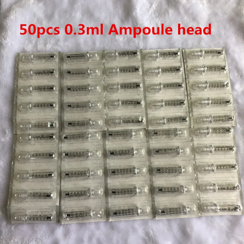 High quality 0.3ML Ampoule head for Tattoo Tip hyaluronic pen High Pressure wrinkle removal water syringe