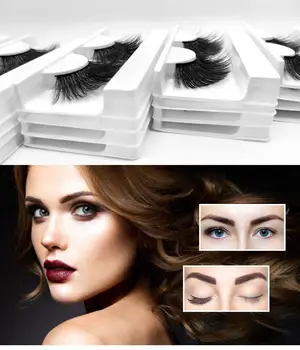 

10 pairs 3D Mink False Eyelashes Natural Thick Long Dramatic Reusable Wispies Fluffy Criss-cross Lashes Extension Cruelty Free