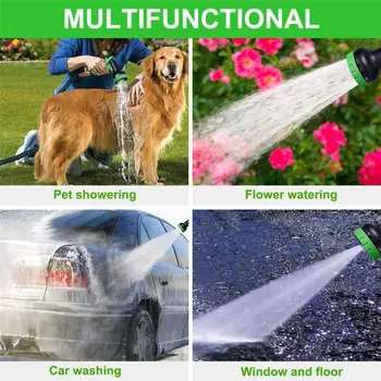 

High Pressure Function Water Gun Car Wash Water Gun With Connector Garden Sprayers Watering Irrigation Garden Water Gun