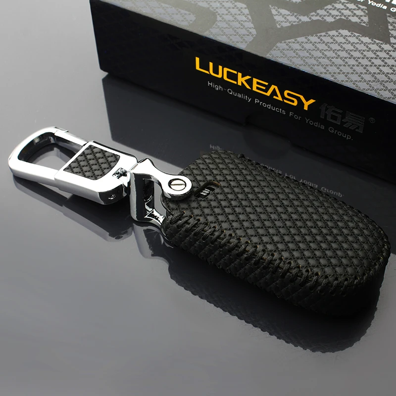 Luckeasy ключ крышка 2 кнопки для dodge JOURNEY 2013 JCUV 2013 кожаный чехол кошелек key3s