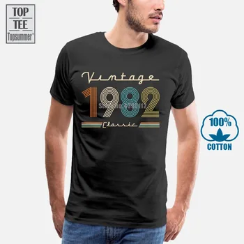 

Vintage 1982 T-Shirt 3D Men T Shirt Boy Tshirt Summer Men'S T-Shirt Cotton Men T-Shirts Oversized T Shirt Men Boys T Shirts