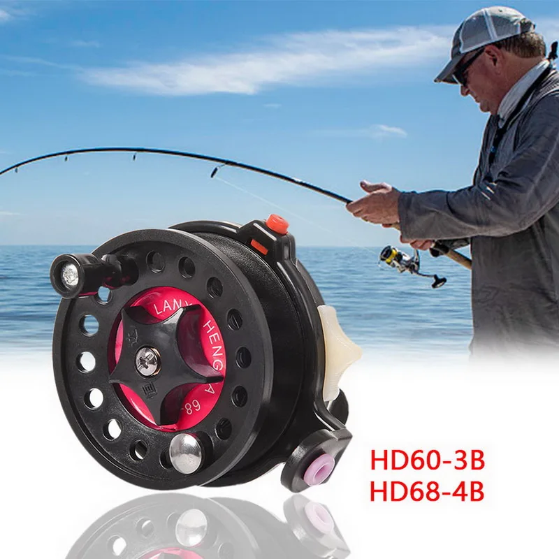 

Winter Ice Fishing Reels Ball Bearings Reels Mini Fishing Reel Carp Fishing Outdoor Fish Brake Handle Front Reel Tool