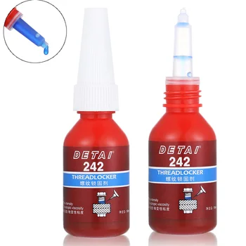 

1Pc 10ml Liquid Adhesive Wire Sealing Anti-Corrosion Thread Anti-Pressure Blue 242 Glue Anaerobic Screw Lock Anaerobic Adhesive