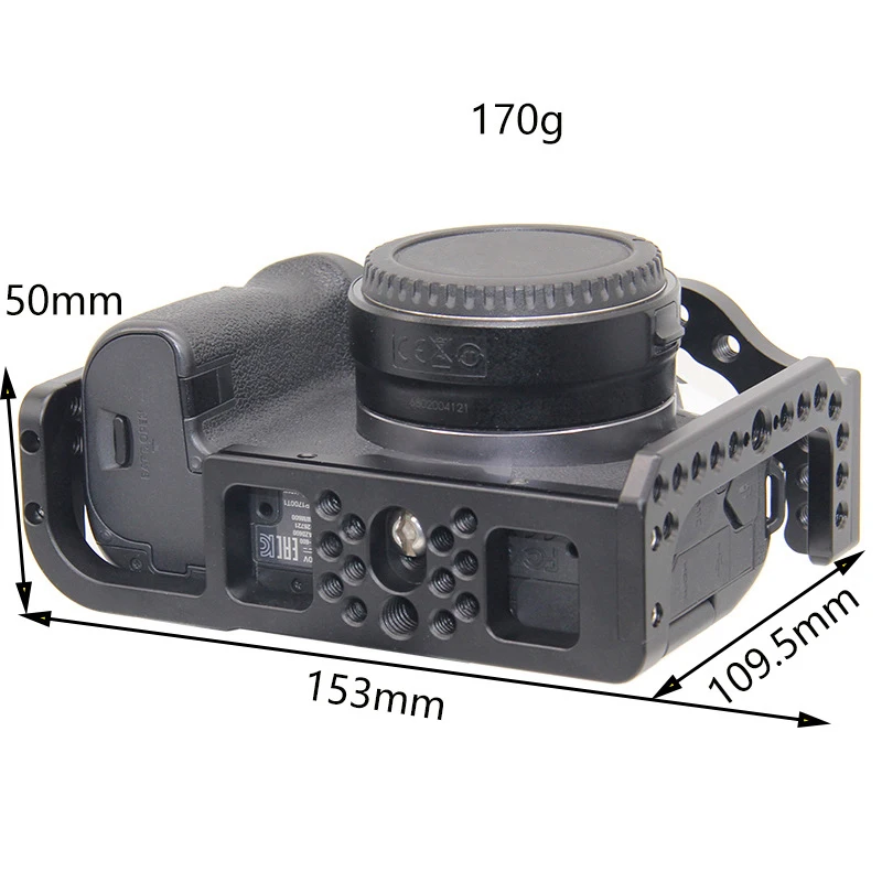 Клетка для камеры Canon EOS R с холодным башмаком резьбовые отверстия для крепления микрофона Magic Arm