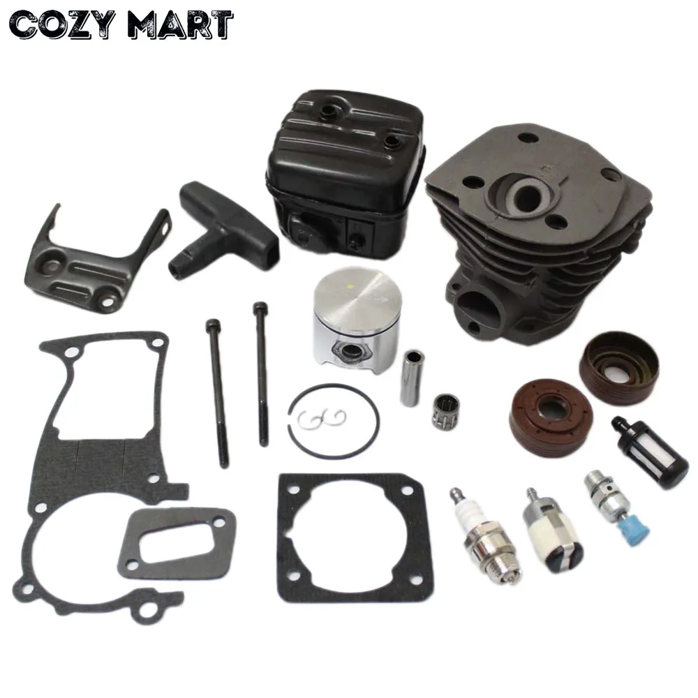 Kits de pistón cilindro de 44mm, silenciador para motosierra husqvarna 346XP 350 351 353, nuevo|husqvarna chainsaw muffler|husqvarna kitfor chainsaw - AliExpress