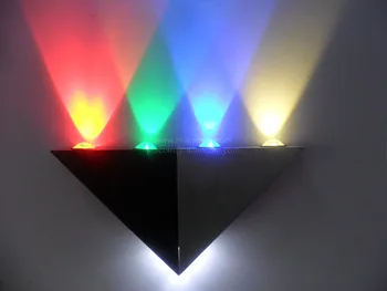 

2016 Time Limited New Led Bulbs Arandela Free Shipping 4*1 W Wall Lamps With Rgb Color Ac95-265v Input Voltage