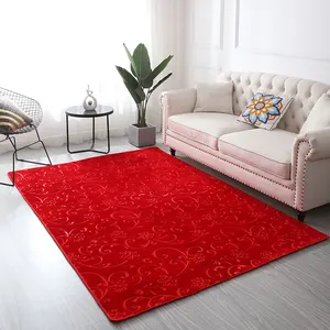 European style 3D Flowers pattern carpets for living room bedroom area rug sofa coffee table floor mats custom home decor carpet