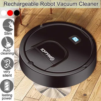 

Rechargeable Smart Robot Household 3 in 1 Vacuum Cleaner Automatic Suction Sweeping Intelligent Robot 1800Pa Suction/Drag/Sweep