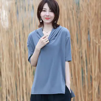 

T Shirt Women Ladies Top Tee Shirt Summer sky blue Clothing