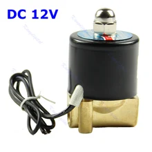 12V DC 1/" Электрический Соленоидный клапан N/C для воды, воздуха, газа, дизельного топлива 2-Way/позиция Прямая поставка поддержка