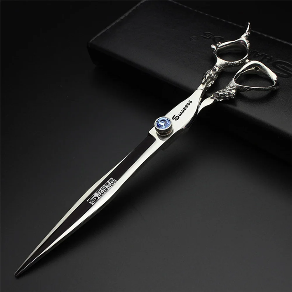 

Ножницы для груминга собак, 7, 8, 9 дюймов, для груминга собак и кошек, филировочные ножницы стрижка для домашних животных с гравировкой логотипа