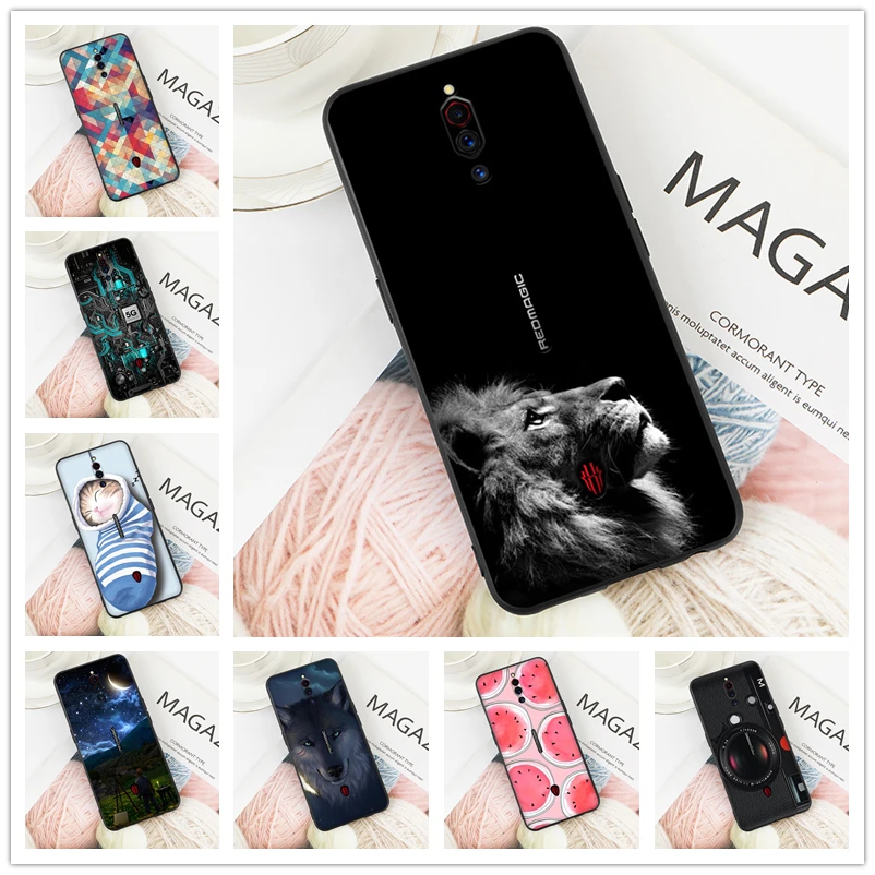 Чехол для телефона ZTE Nubia Red Magic силиконовый чехол из ТПУ с модным покрытием задней