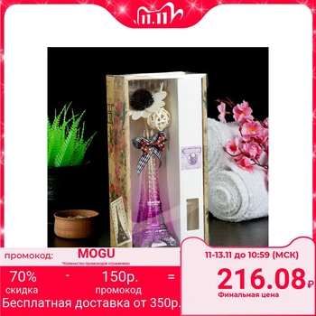 

Gift set "Eiffel Tower" (vase, 2 sticks with balls, decor, aromatic oil 30 ml), lavender aroma