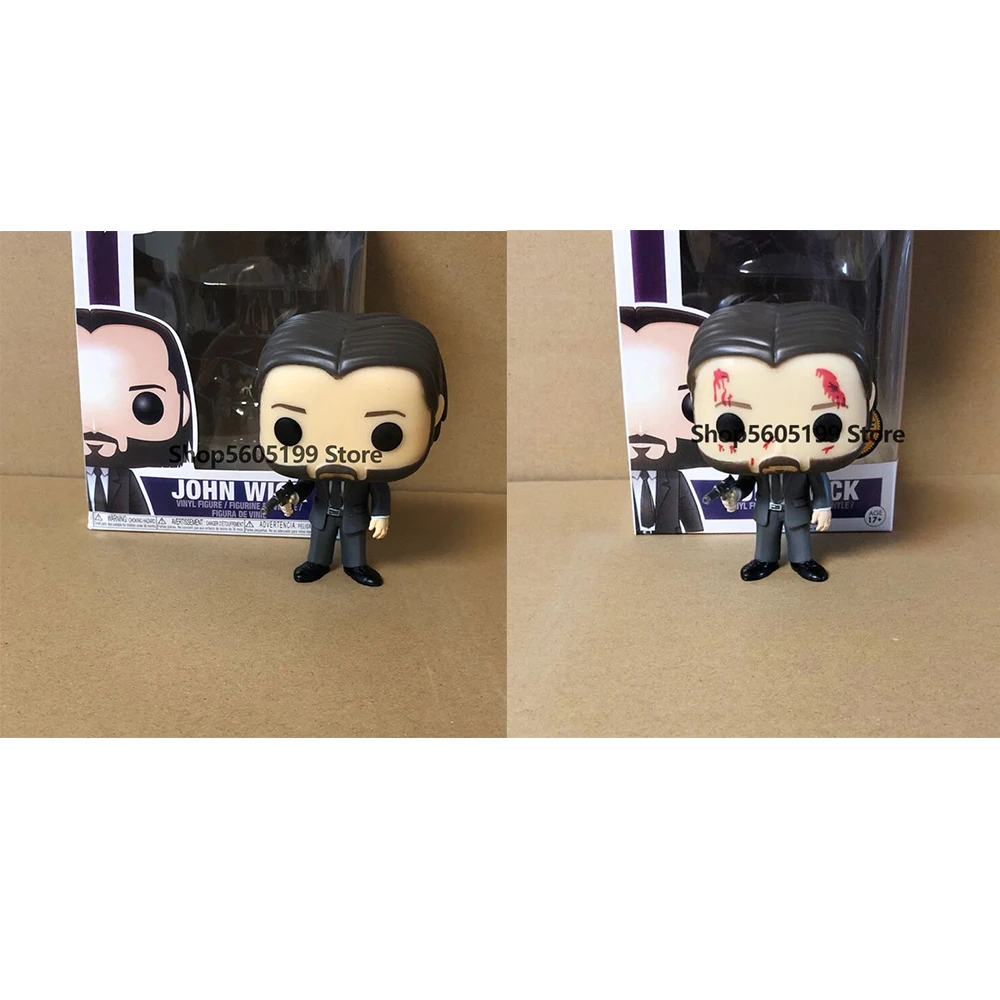 Limited Edition Funko Pop 387# John Wick Chapter Action Figure Toys Kids Gift