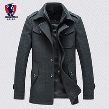 Новое поступление, модные мужские куртки, версия шерстяной мужской куртки, двойной воротник, теплое шерстяное пальто, Повседневная теплая куртка PP255177