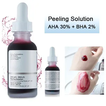 

The Ordinary Serum 10-Minute AHA 30% + BHA 2% Peeling Solution Whitening Exfoliating Mask Anti Aging 30ml Facial Skin Care