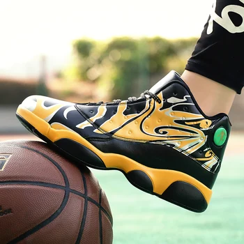 

Hot Men Sneakers Basketball High Top Sport Shoe Basketballs Boy Designer Men Sneakers Brand Shoes Discount Male Basketball Shoes