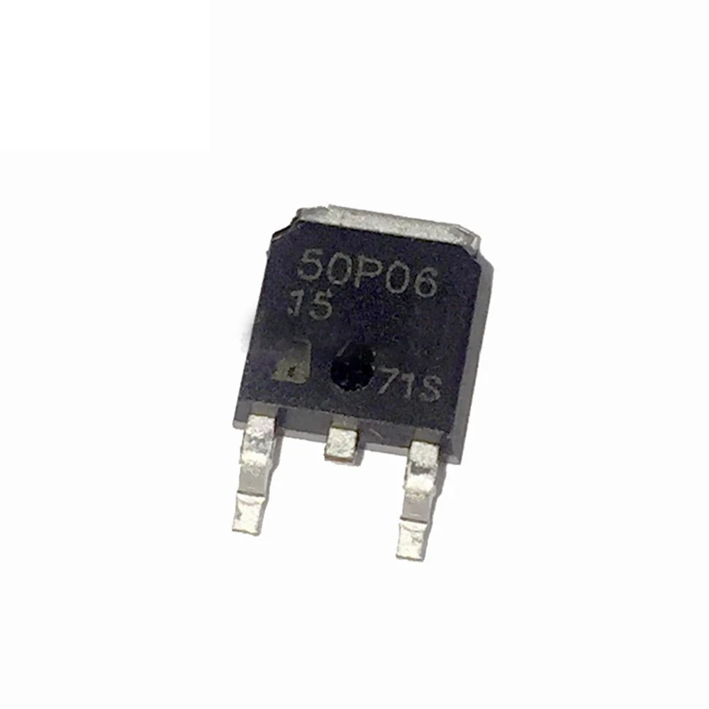 

10PCS SUD50P06-15 SUD50P06 50P06 TO252