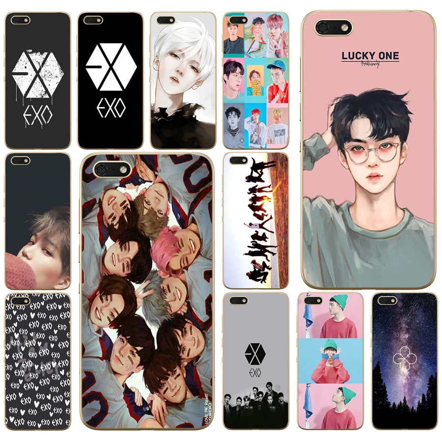 132DD Kpop exo Lucky one Мягкий силиконовый чехол для huawei honor 9 10 Lite 7A 5,45 7a pro 7c 5,7 дюймов 7x 8x чехол