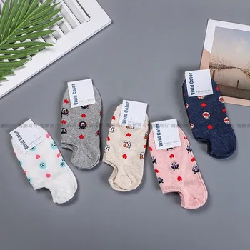 

Anpanman Women Soft Sock Cartoon Ladies Trotting Hamtaro Printing Socks Woman Boat Casual Cotton Girls Spring Trendy Skarpetki