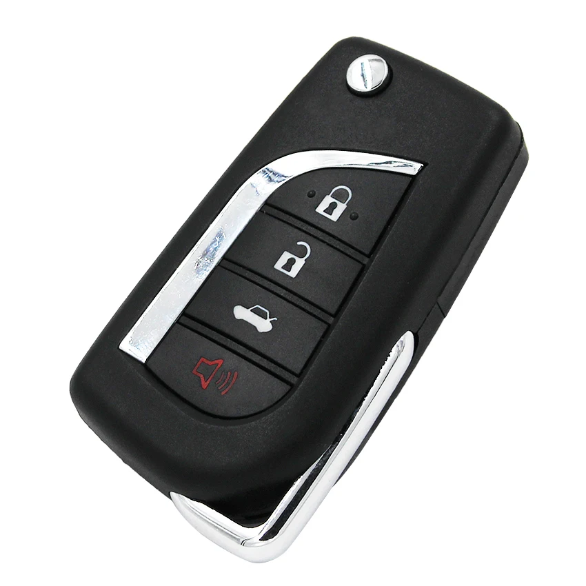 Обновленный флип-пульт дистанционного брелока для Toyota Camry Corolla Hilux 2005-2008 4 кнопки 433,92 МГц 4D67 чип FCC ID: B41TA B42TA
