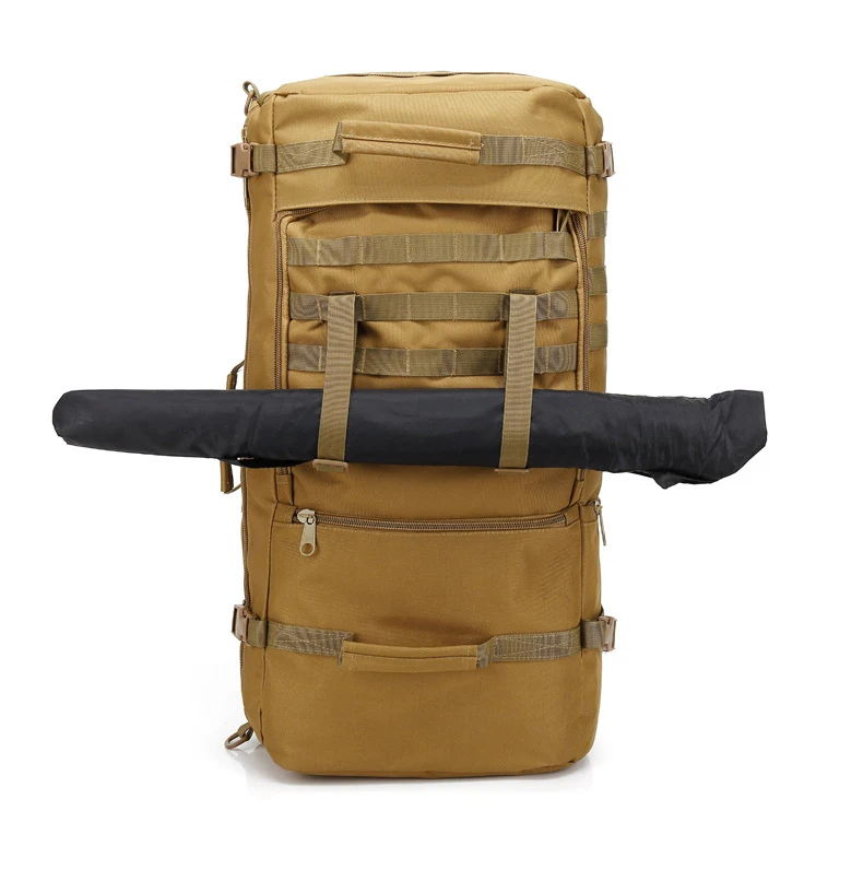 Waterproof 60L Tactical Camouflage sprots backpack men travel outdoor Military male Mountaineering Hiking Climbing Camping bags