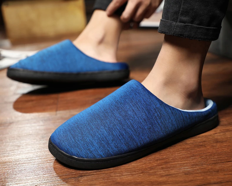 Г., новые зимние классические домашние тапочки мужские теплые домашние тапочки из флока и плюша, обувь для мужчин, простые домашние тапочки в японском стиле