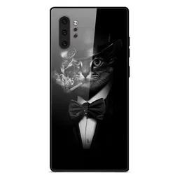 Premium Tempered Glass Protective Phone Case with Hard Back Cover and Bumper Guard - Note 10 (1)
