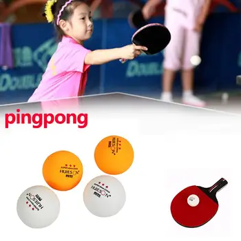

Sportsman Diameter 40mm Table Tennis Ball Pingpong 3 Star Sturdy Celluloid Bat Table Tennis Durable for Heeson Racket