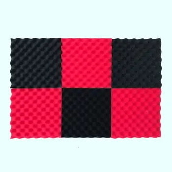 

6 Pcs - Acoustic Foam Sound Proof Foam Panels Noise Dampening Foam Studio Music Equipment 1.2 inch x 12 inch x 12 inch