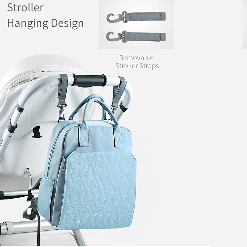 New Large Capacity Diaper Bags Mummy Nappy Bag Stroller bag Mommy Multi-function Waterproof Travel Backpack Baby bags