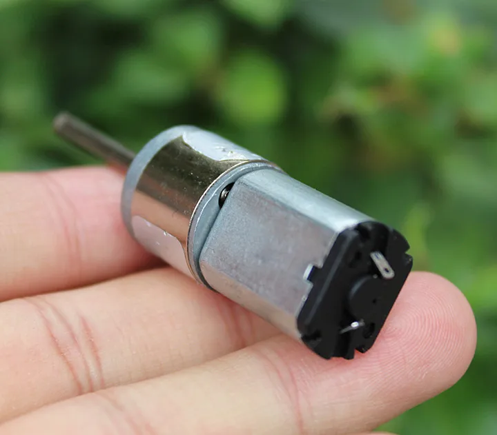 DC6-12V DC мотор-редуктор 030 положительный и отрицательный мотор полностью металлический редуктор с щеткой постоянный магнит торможение