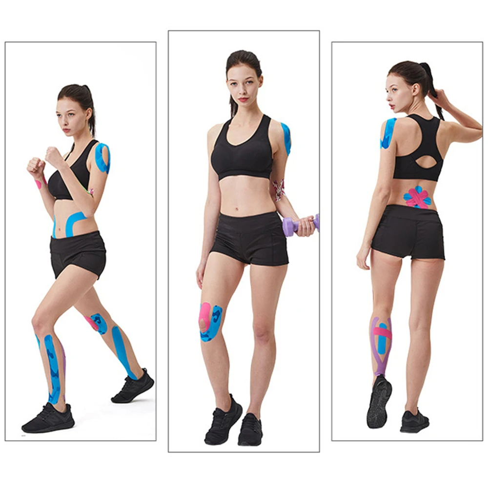 5m Kinesiology Tape Athletic Recovery Elastic Chest Muscle Stickers Knee Pad Muscle Pain Relief Sports Tape Gym Fitness Bandage