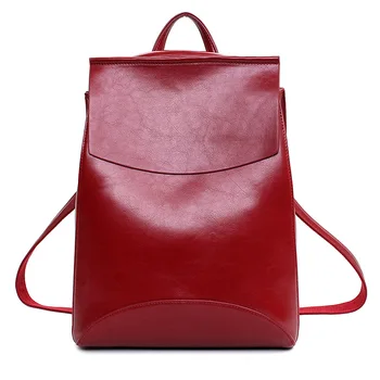 

Fahion big capacity Women PU leather backpack high quality ladies bag