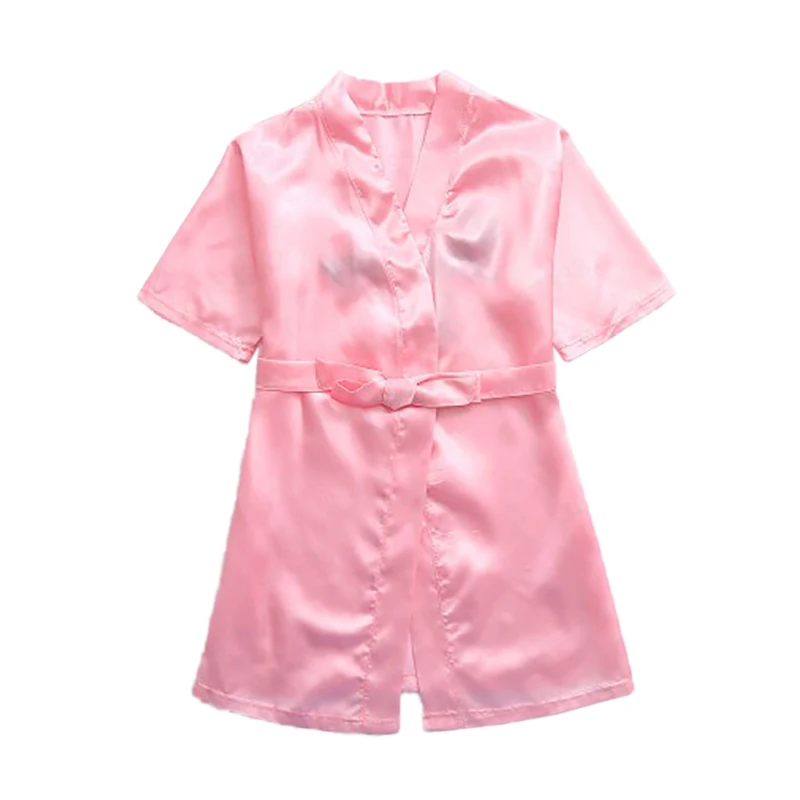 Детская Пижама для девочек; халаты с длинными рукавами и буквенным принтом; ночная рубашка для девочек; одежда для сна для малышей; банный халат для девочек; ночное платье