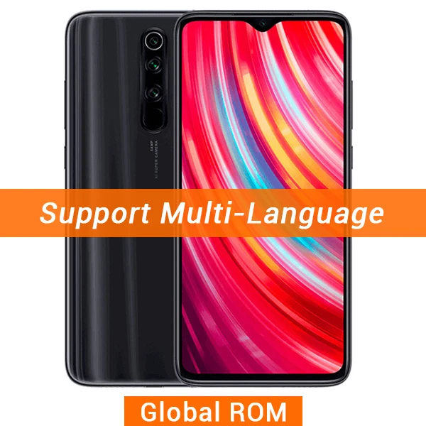 Xiaomi Redmi Note 8 Pro 6 ГБ ОЗУ 128 Гб ПЗУ 64 мп четырехъядерный мобильный телефон MTK Helio G90T Восьмиядерный экран 6,5 дюйма 4500 мАч - Цвет: Global ROM Grey