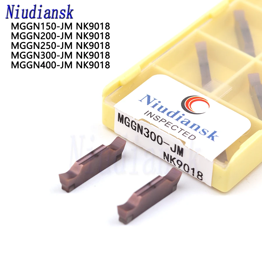 

10PCS MGGN150 MGGN200 MGGN250 MGGN300 MGGN400-JM NK9018 Grooving Carbide Inserts CNC Lathe Tools Cutting Turning Tools