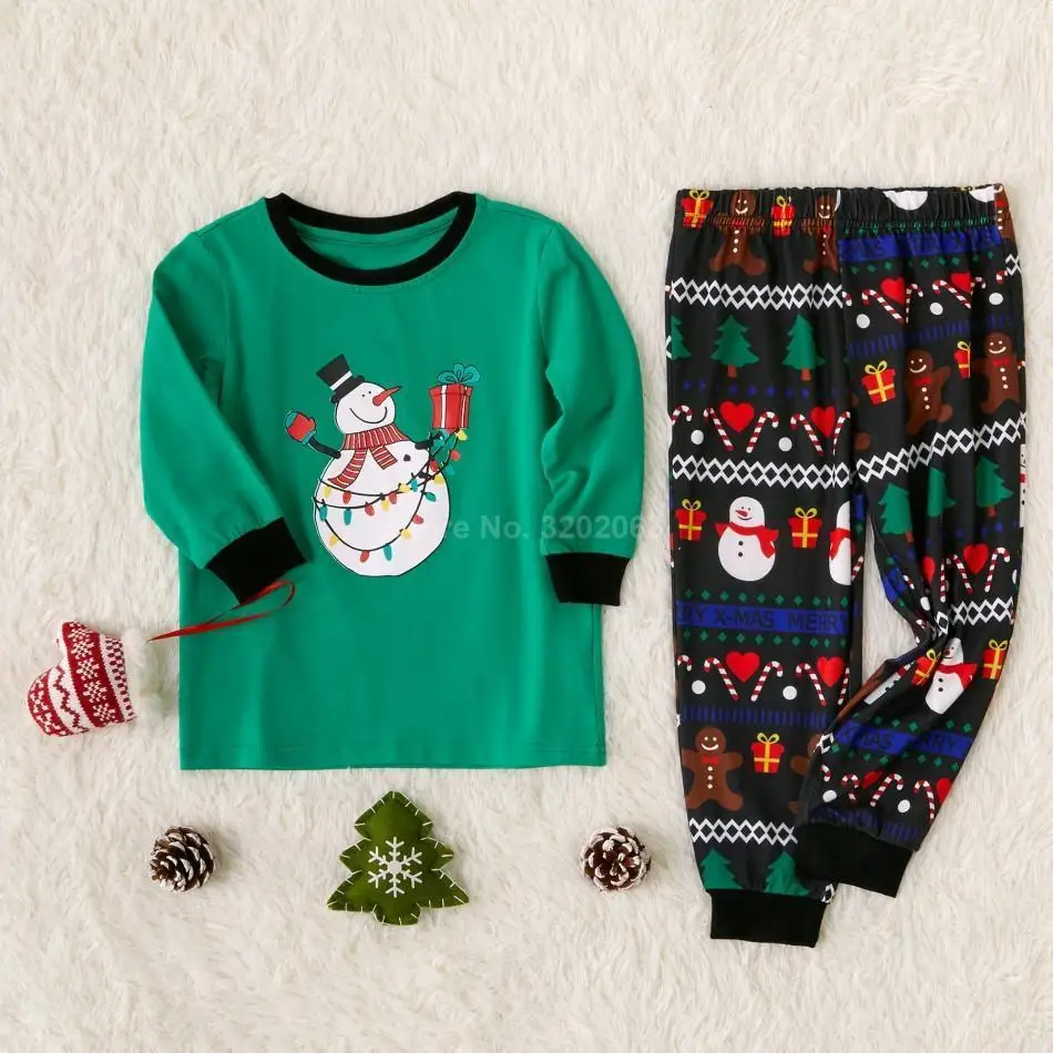 Рождественские пижамы с короткими рукавами; одинаковые комплекты одежды для семьи; одежда для сна для мамы и дочки, папы и сына; семейный пижамный комплект