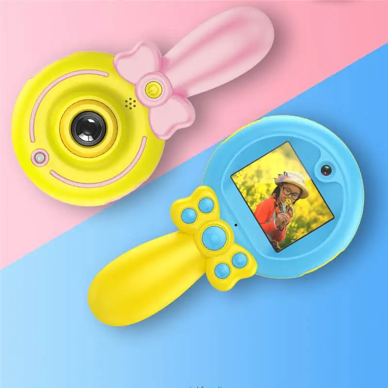 

2019 New Digital HD 1080P Kids Camera Dual Lens Multipurpose Cartoon Magic Wand for Children's Camera for Child Birthday Gift