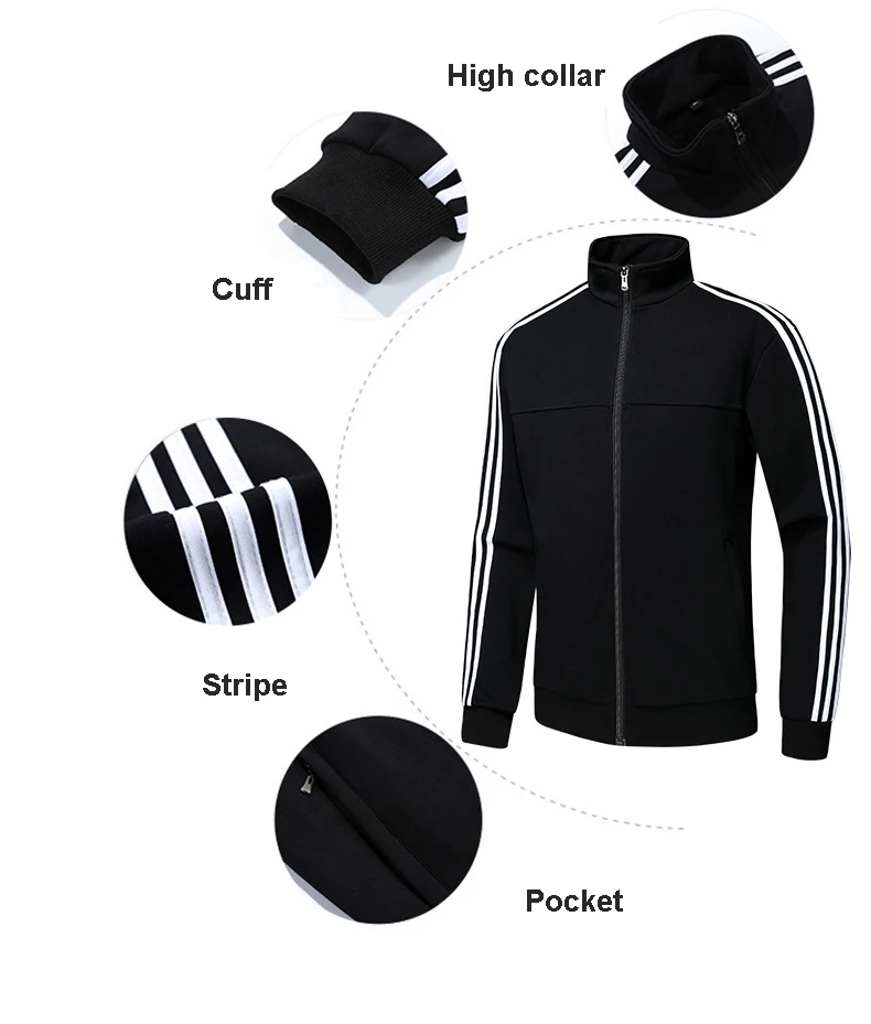 2 шт./компл. одежда для тренировок для Для мужчин пальто на молнии фитнес тренировка мужской спортивной Jooging Homme рубашки для бега с длинными рукавами спортивный тренировочный костюм