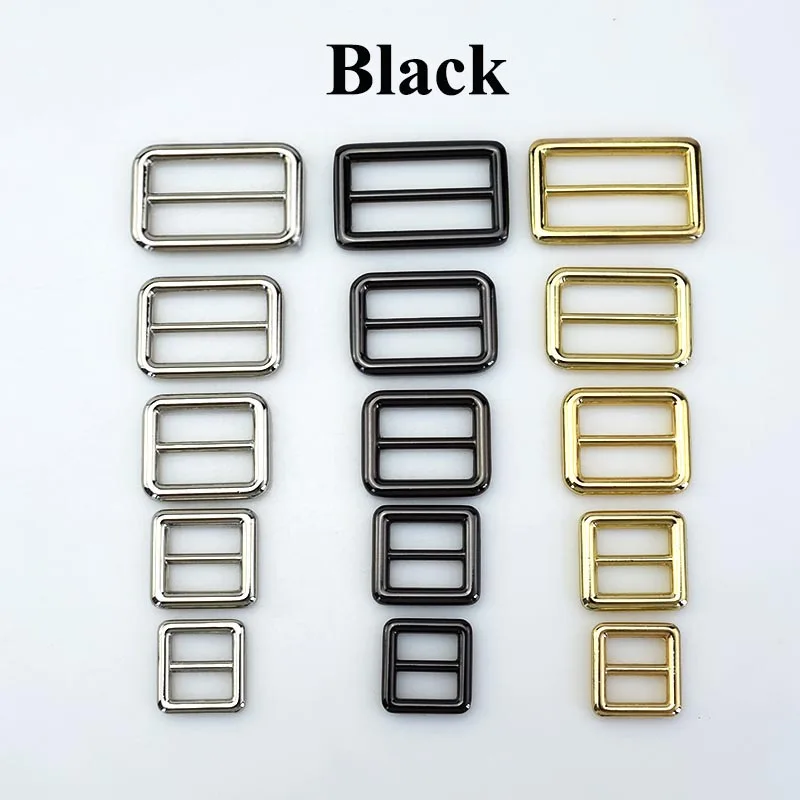 AP083-gun black Meetee 15-38 мм металлическое уплотнительное кольцо с пряжкой, застежка, веб-ремень, рюкзак, сумка, обувь, одежда, воротник, шитье, сделай сам, кожаное ремесло - Цвет: AP083-gun black