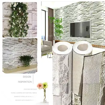 

Self-adhesive Wallpaper DIY Wall Sticker Panels Decal Waterproof Home Decor PVC