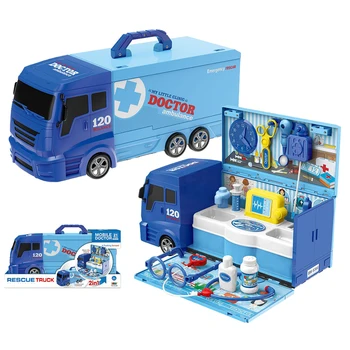 

Surwish Children Ambulance Doctor Tools Pretend Medical Vehicle Kit With Stethoscope Christmas Gifts 2019