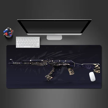 

Gold's submachine gun Mouse Pad Best Mouse Pad Keyboard Fashion Computer Mouse Pad Higt Quality Laptop Game Pad